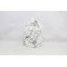 Statue Figure God Idol Shiv Shiva Mahadev Natural White Agate Stone Home Decor Gift E31 